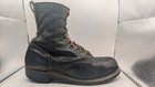 Vintage 1960s Knapp Black Steel Toe Work Motorcycle Boots Men s Size 10 5d Rare 