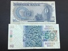 Norway Banknotes 10   50 Kroner 1975 1993 Old Currency Collectible