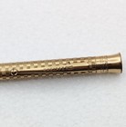 Antique Sheaffer Gold-filled Flat Top Twist Mechanical Pencil Checkered Works