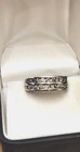 10k Yellow Gold Double Row 1 5 Ctw Diamond Wedding Anniversary Band Ring Size 5
