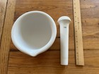 Vintage Large 1920 s Coors Usa Apothecary Porcelain Mortar   Pestle Set