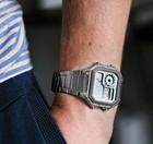 Casio Men s World Time Sport Watch Stainless Steel Bracelet Silver silver