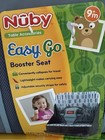 New Baby Toddler Nuby Easy Go Table Booster Seat Collapsible 9  M Holds 50 Lbs