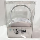 Victoria Lynn Wedding Flower Girl Basket White Satin