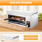 Electric Cheese Melter Salamander Broiler Bbq Grill Steak Countertop 1500w