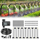 50ft Drip Irrigation System everything You Need For Patio   Garden 50ft timer