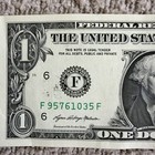2021 Error Note One Dollar Ink Bleed Through Overinked Over Inked