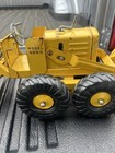 Vintage 1961 2 Nylint Pressed Steel Yellow Grader Loader  3000 Play Wear