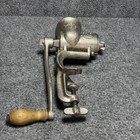 Antique Russwin No 2 Meat Grinder Wooden Crank 1901 - Heavy Duty Cast Iron
