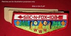 Tan Sew-on Velcro   Brand Fasteners For Attaching Patches To Scouts Bsa Shirts