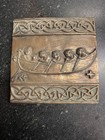 Strength In Unity St Brendan s Bantry Boat 5    Square Hand Cast Bronze Plaque