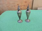 Wm  Rogers Antique Victorian Sterling Silver Salt   Pepper Shakers 6 1 2 Inches
