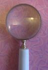 Antique Magnifying Glass  White Handle  Used Very Good Condition