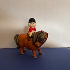 Vtg Beswick England Norman Thelwell Kick Start Pony Horse Figurine Brown Sticker