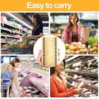 Metal Grocery List reusable Shopping List metal Sliding Shopping List2091