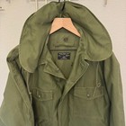 Vtg Usaf Mil-j-4883b Sateen Field Jacket Men s Med Reg Storable Hood  pre M-65 