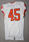 Clemson Tigers Football Jersey Mens 44 L White Game Worn Team Issued Nike  45
