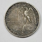 1925 50c Stone Mountain Half Dollar Commemorative Great Patina Original  m733