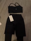 Brand New Lululemon Matching Set In A Beautiful Black Color  New With Tags