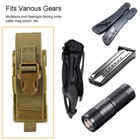 Tactical Molle Organizer Mag Utility Tool Sheath Holster Flashlight Pouch Holder