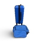 Travelers Club Austin 3 Piece Hardside Luggage Set  - Blue