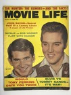 Vtg June 1957 Movie Life Magazine Elvis Presley Tony Perkins John Saxon Rare