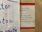 Clara Adams Manuscript Envelope W  Handwritten Description Notes From 1940