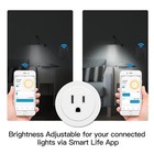 Moes Wifi Smart Power Dimmer Plug Switch Socket Outlet Alexa Google App Control 