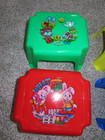 Lot Of 4 Vintage Plastic Step Stools For Kids Child Perfect For Easter