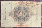 Germany  1910 20 Mark Note