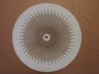 Vintage Starburst Light Shade For Ceiling Fixture Used As Is