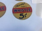 Six 1939  Whistle Soda Coasters Unused But Show Some Storage Wear