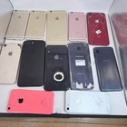 Lot Of 12 Smartphones Apple Iphone Samsung Galaxy For Parts Repair Cracked