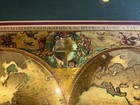 Vintage Gold Foil Framed World Map Nova Totivs Terrarvm Orbis Geographica Tabvla