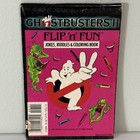 Vintage 1988 Ghostbusters Ii Flip N Fun Jokes  Riddles  Coloring Book Unused