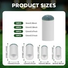 40pcs Slip On Pool Cue Tips Replacement Kit  4 Sizes Upgrade Pool Stick Tips