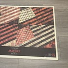 2010 Shepard Fairey Obey Giant   May Day Mayday Flag   Art Print Poster 18x24
