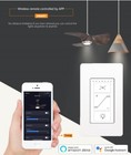 Nexet Smart Ceiling Fan   Dimmer Wall Switch Wi-fi  Work With Alexa Google Home