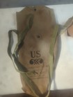 Vintage Wwii Us Non Combatant Medium Adult Gas Mask M1a2-1-1 With Bag pouch