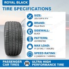 Set Of 4 Tires 205 55r16 91v Racing Trac A s All Season High Speed Responsive