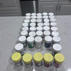 Assorted Glitter Dust Lot Crafting Resin Nail Art Mixed Colors Shapes