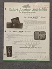 1950s Salesman Safari Leather Specialties Catalog For Gifts   Advertising