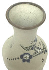 Vintage Judaica Hand Painted Pottery Vase Judaism Hebrew Jerusalem Jewish Israel