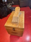 Esquire Shoe Valet De Luxe Wooden Shoeshine Cleaning Kit Box 2 Brushes Vintage