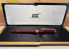 Montblanc Meisterstuck Burgundy Red   Gold Classique 163r Rollerball Pen