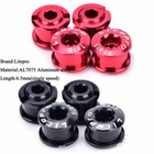 4 5pcs Litepro Alu7075 Single double triple Mtb Road Bike Chainring Bolts Screws