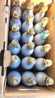 Lot 18 Empty Soda Stream Blue Screw Connect 60l Co2 Cylinder Canisters