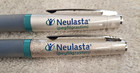 Lot Of 2 Vintage Neulasta Drug Rep Heavy Advertising Pharma Collectable Pens