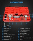 Slide Hammer Dent Puller Tool Kit Wrench Adapter Axle Bearing Pulle Hub Auto