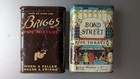 Vintage Bond Street Pipe Tobacco    Briggs Pocket Tins  lot Of 2 